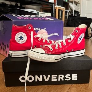 Red converse